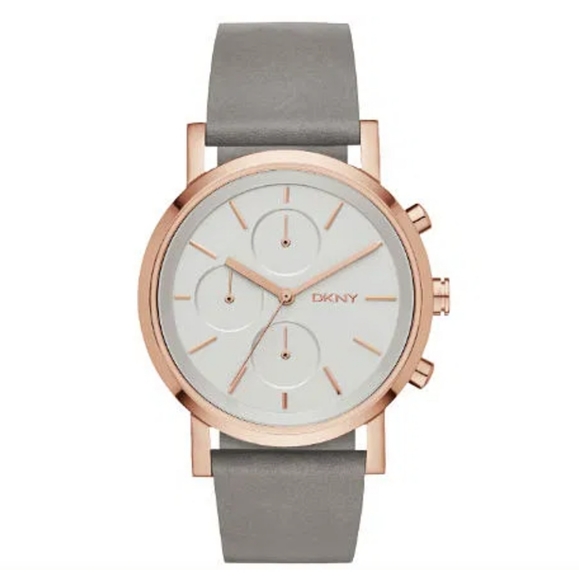 Dkny Accessories - DKNY Women's Chronograph Quartz Watch, Leather Strap, New Battery!